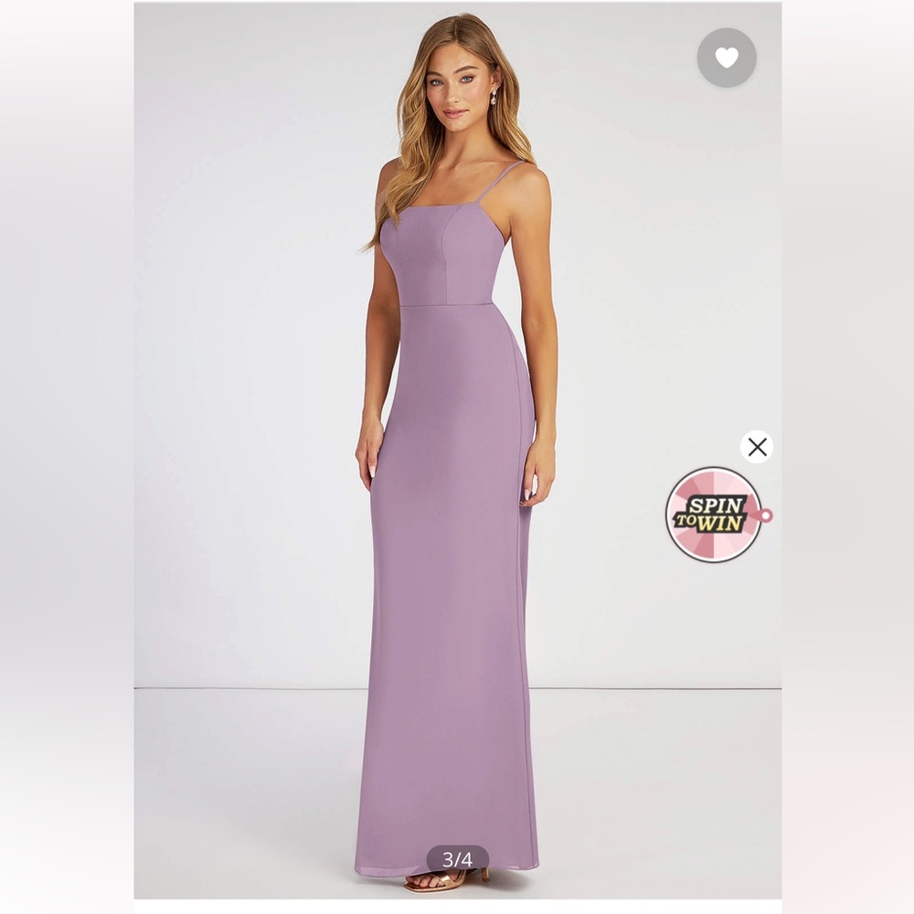 Azazie Wisteria Bridesmaid / Prom ankle length dress